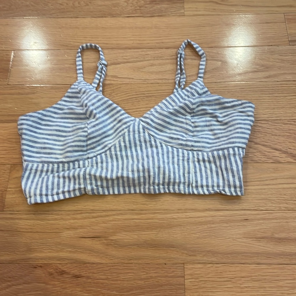 Striped crop top